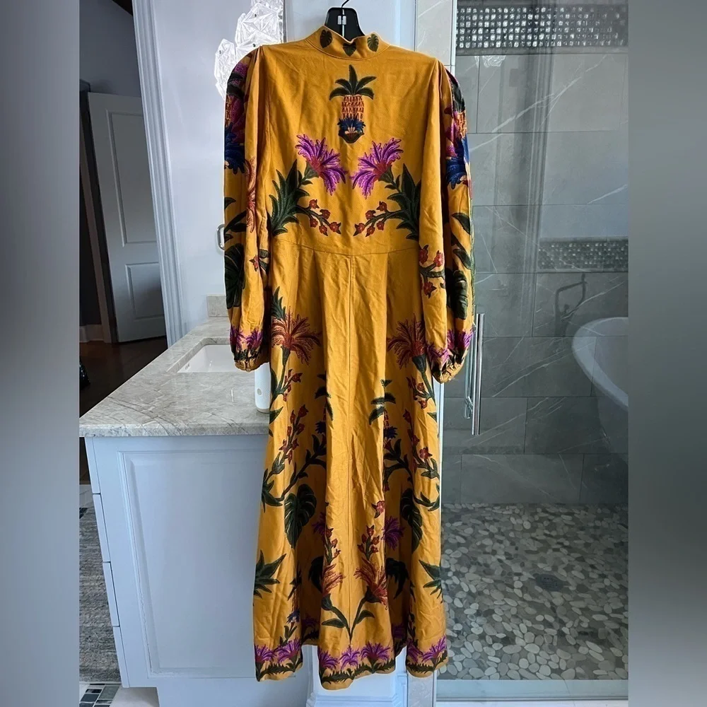 Farm Rio Tropical Tapestry Maxi Dress - Picture 14 of 15